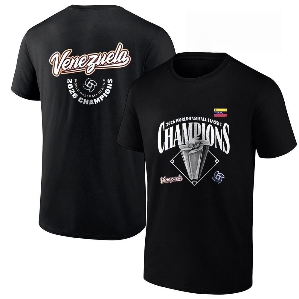 Sommarherrarnas 3D-tryckta rundhalsade sport-T-shirt
