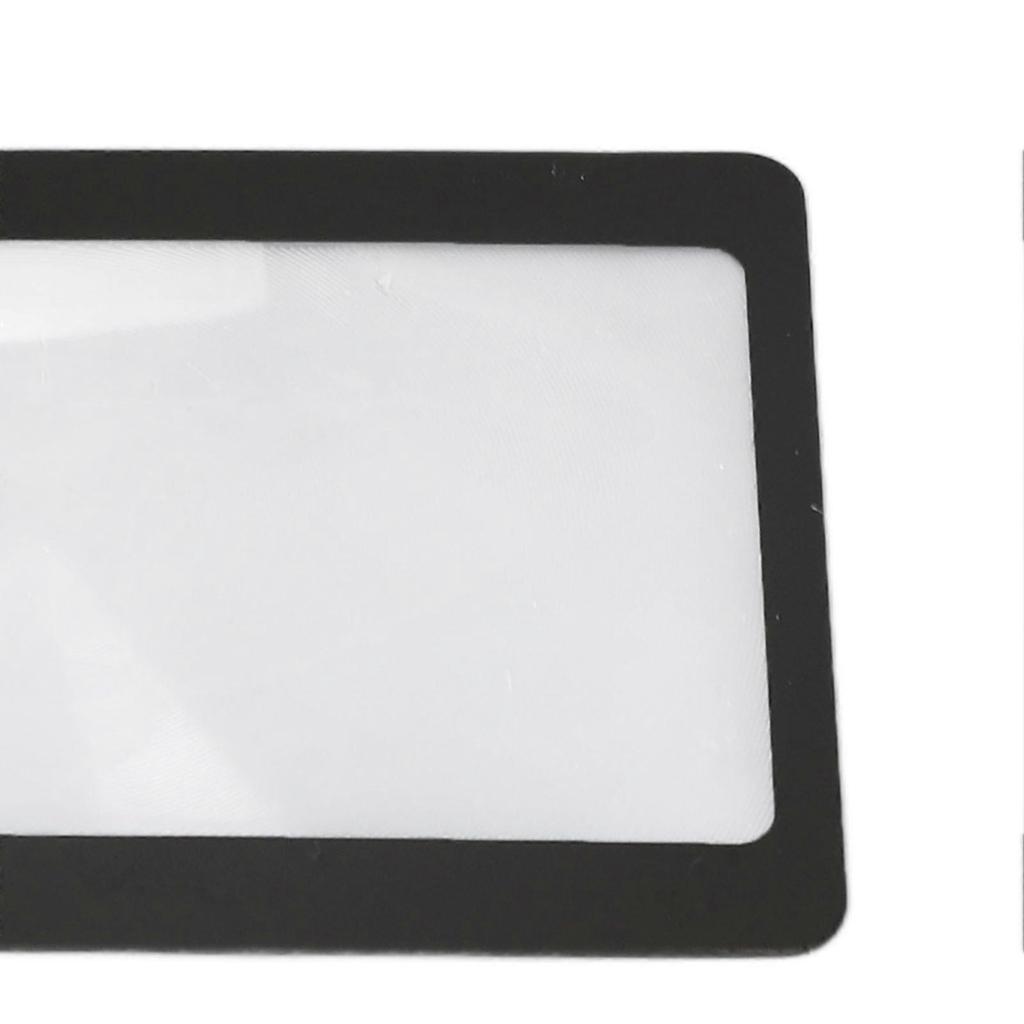 Magnifier Sheet Lightweight Portable Card Size Magnifying Glass for Makeup Reading Small Prints 15pcs