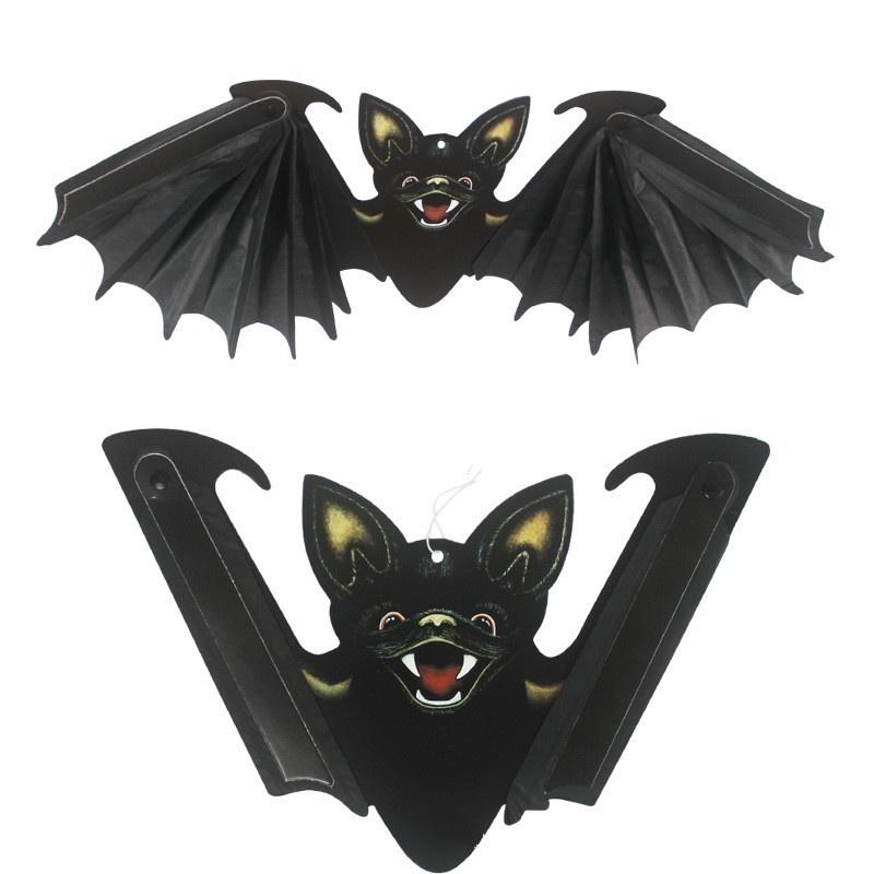 1PC Halloween Bat Toys Prop Foldable Horror Party Supplies DecorationsParty Decoration
