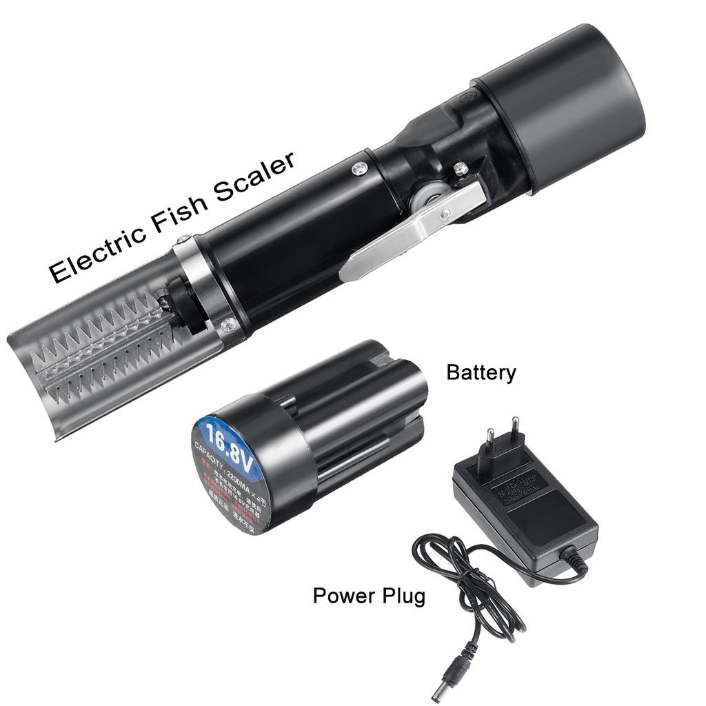 120W 8800MAH Lading Bærbar Elektrisk renser Fiskeavleiring Clean Fish Remover Rensemiddel Avkalkingsskrape Sjømatverktøy