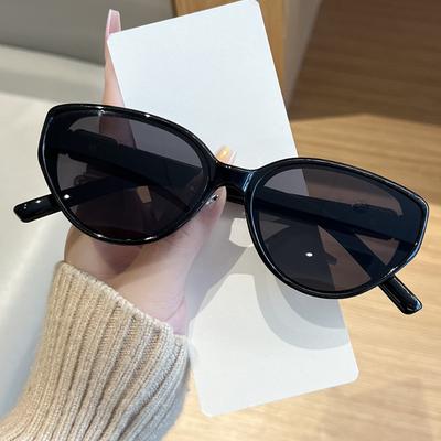 New Over Size Korean Round Sunglasses for Men and Women Fashion Trendy UV Resistant Outdoor Sunscreen Sunshade Glasses