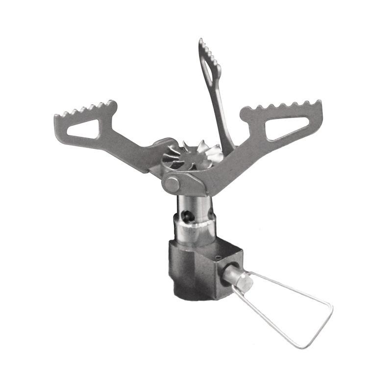 BRS-3000T Titanium Mini Camping Gas Burners 25g One-Piece Pocket Stove Outdooor Hiking Folding Cooking Furnace Portable