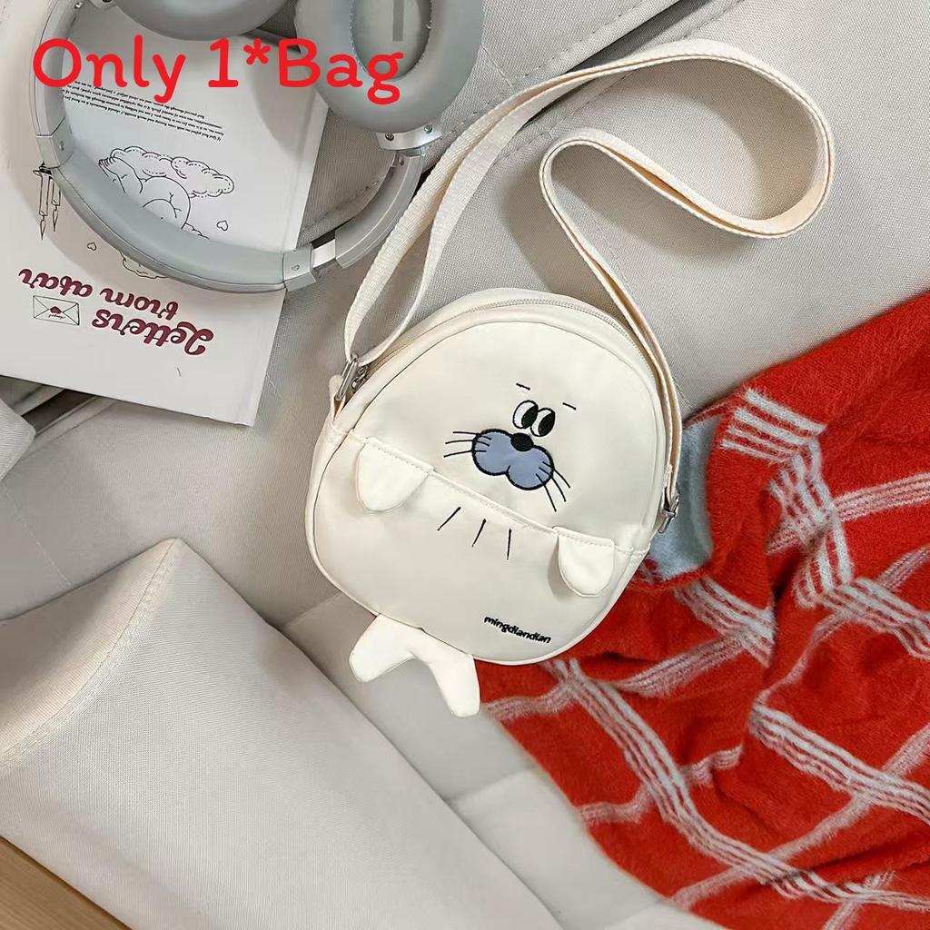 Cartoon Penguin Seal Shark Backpack With Creative Shark Design For School And Travel Use