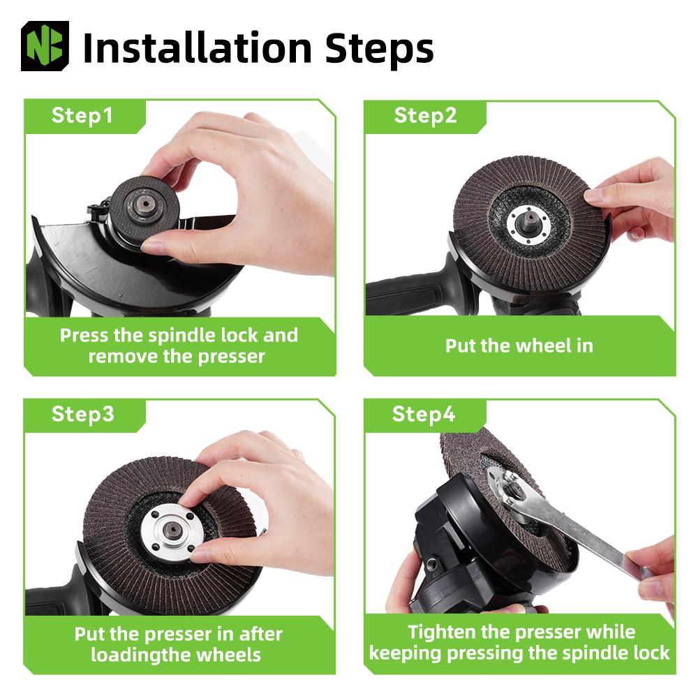 125mm Brushless Cordless Electric Angle Grinder 3 Gears High Power Grinding Polisher Cutter Tool For Makita 18V Battery