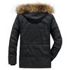 Men 's Casual Jacket Male Winter Parkas Fur Trench Thick Overcoat Windproof Heated Jackets Cotton Warm Coats Men