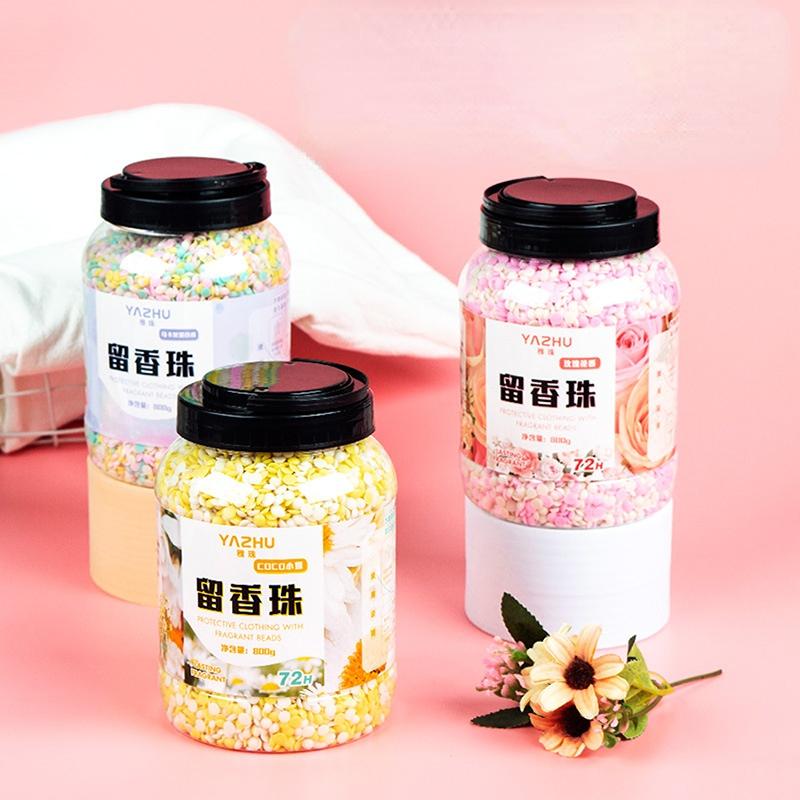 200g/800g Large Capacity Laundry Beads Lasting Fragrance Two-color Beads Soft Clothes
