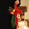 Hand-wove Spring Festival Pendants Red New Year Decoration Chinese Knot Pendant  Living Room