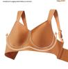 Seidennahtloser Übergrößen Bügelloser Minimizer Push-Up BH für Damen
