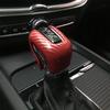 For 18-21 Volvo Xc60 Xc90 S90 V90 S60 V60 Central Control Gear Head Decorative Cover Carbon Fiber Pattern Gear Grip