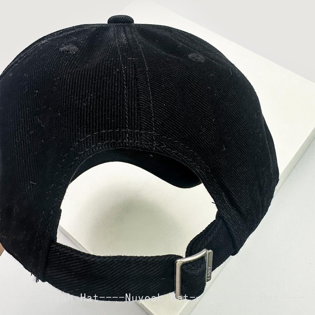 And Women Korean Style Ins 3D Letter Print Embroidery Baseball Caps Sun Protection Vintage All-Match Casual Peaked Hats College Style Fashion