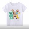 26 English Alphabet Cartoon Printed T-Shirt Children'S Jacket