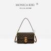 Monica Qiqi's new season contrasting color large-capacity chain bag fashionable versatile messenger women's bag