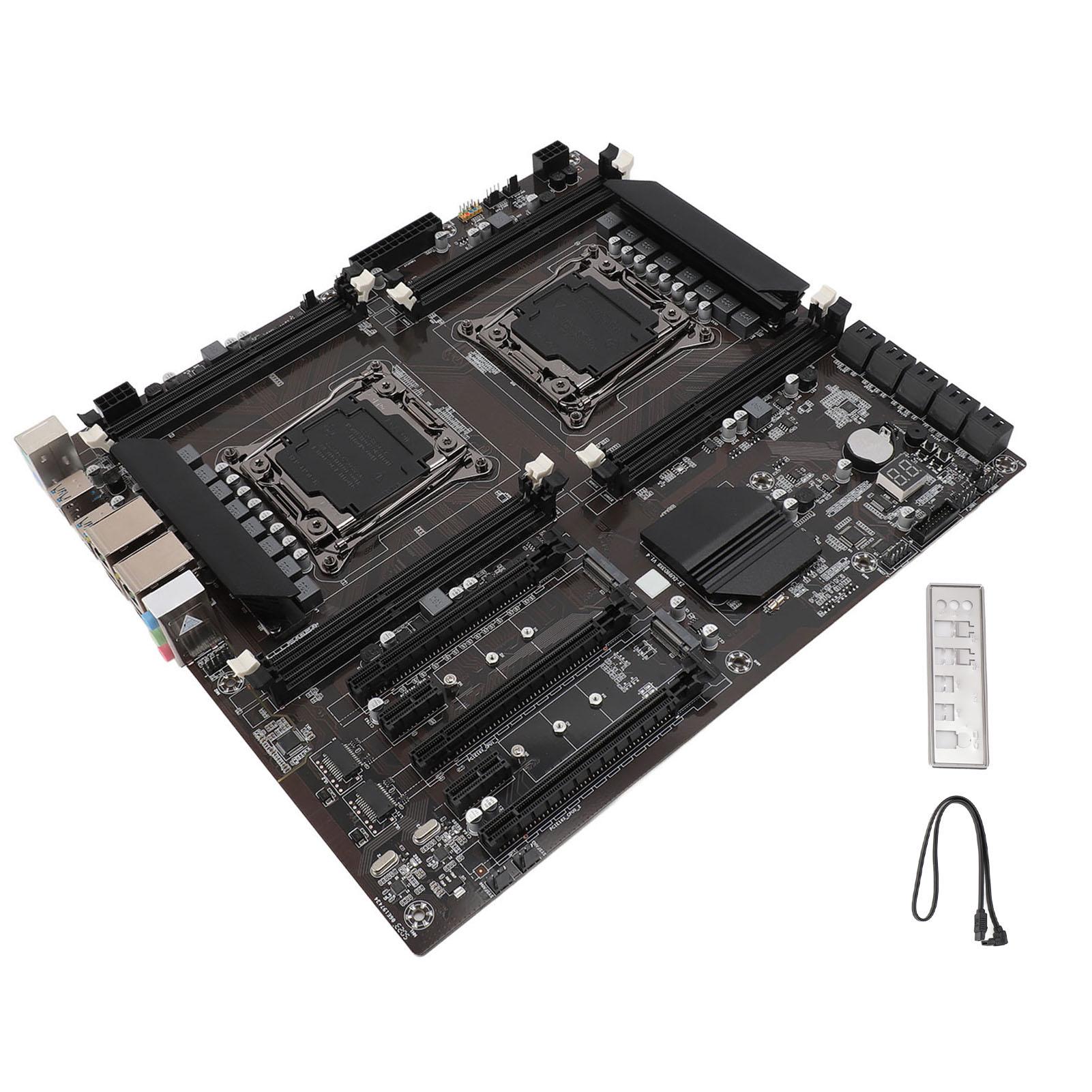 

Server Motherboard LGA 2011‑3 Support M.2 NVME PCIe 8 Channel DDR3 Motherboard with USB2.0 USB3.0