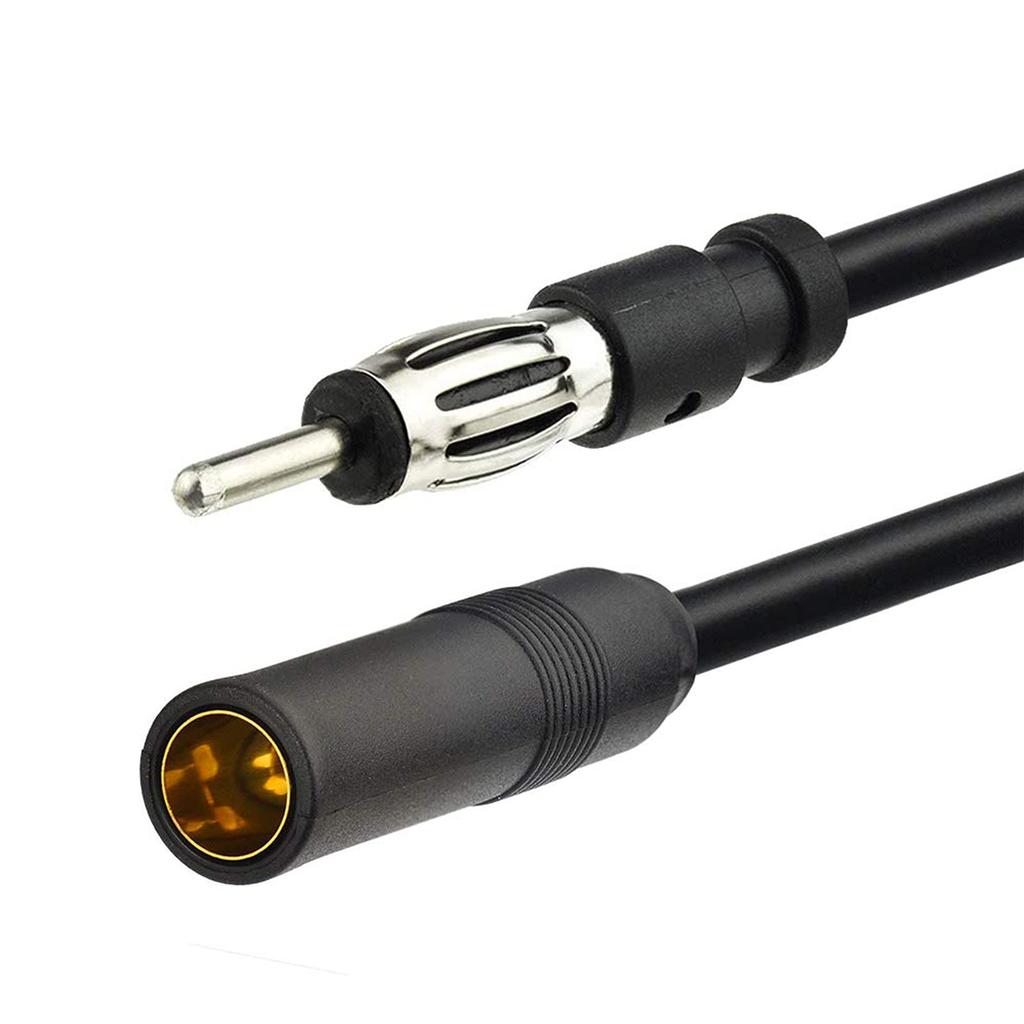 BINGFU Car FM Radio Antenna Signal Amplifier Powerful Booster Antenna Radio Booster Aerial Signal Booster Car DIN Plug Adapter