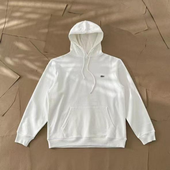 Color Block Embroidered Half-Zip Hoodie - Cotton Style with Stand Collar