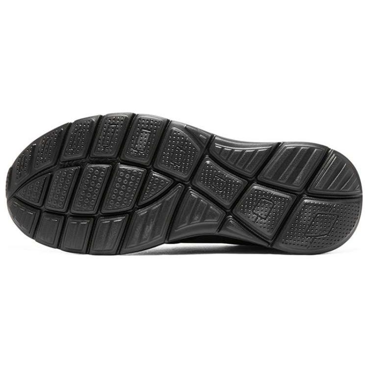 Skechers Equalizer 5.0 Mesh Leather Solid Color Refreshing Low-Top Casual Shoes Men sneaker Black 232515-BBK