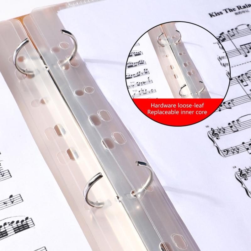 Paper Document Storage Folder Music Sheet File Holder Home School Office Supplies Piano Score Folder A4 Size 40 Pockets
