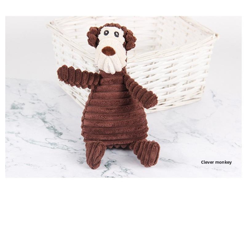 Zähneknirschen, Belüftungstraining, Cord Affe Schwein Vokalisation und Mehrere Hunde Plüschtiere