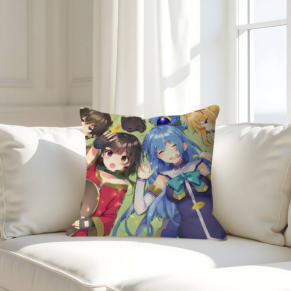 K-KONOSUBA Cushion Cover 30x50 Polyester Sofa Cushions Decorative Throw Pillows Home Decoration Pillowcover