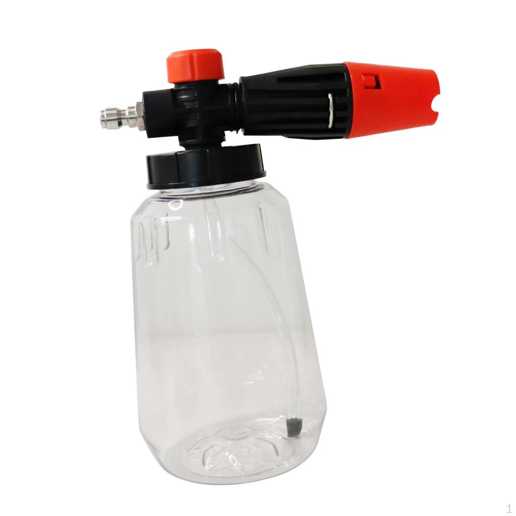 Foam Sprayer 1L Handheld Sturdy Portable Hand Pressure for Automotive Detailing Garden Lawn House