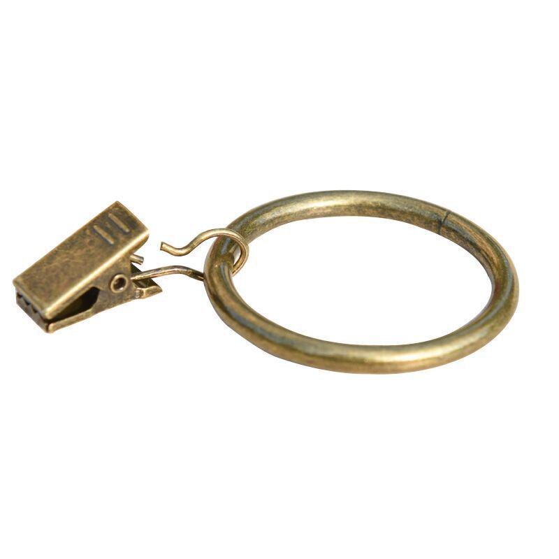 Římské kroužky na závěsy s klipy a háčky - Domácí doplňky