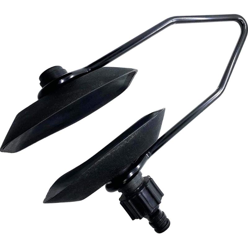 Double Water Feed Boat Motor Flusher 5/8In Standard Garden Hose Connection Outboard Engine Flushing Kit Boat Engine Part