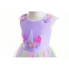 Unicorn for Girls Set with Headband and Necklace Premium Fabric 3-4 Years 110 cm Purple