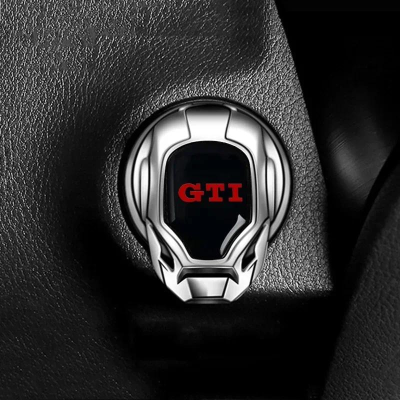 

For VW New Car One-click Start Stop Button Sticker Cover for Volkswagen GTI Golf Passat Jetta Touareg Tiguan Polo Scirocco Bee