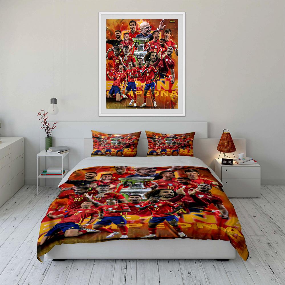 "Soccer Champions Bedding" Bedding Set (1 Duvet Cover, 2 Pillowcases, Duvet Not Included)