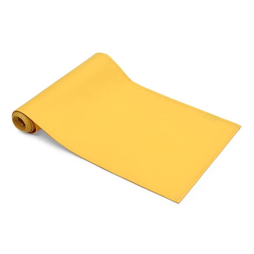 Waterproof, Wipeable Laminated Table Runner, Nordic Style Table Centerpiece (30cm x 180cm), Solid Yellow, Style Decor, W2703120