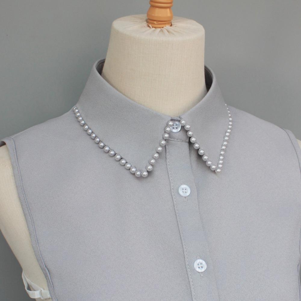 Handmade Beaded Detachable Collar Detachable Faux Collar Accessory Suits Blazers Evening Wear