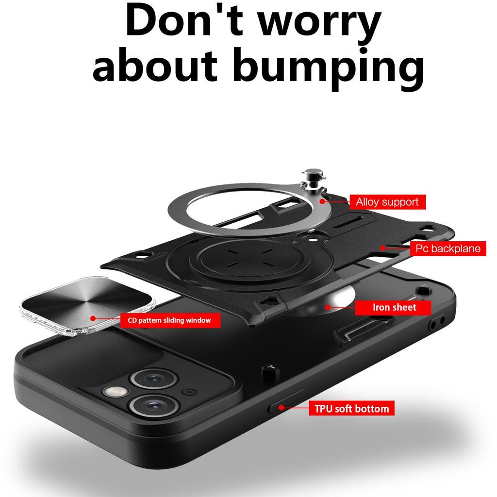 Shockproof Holder Case For iPhone 16 15 14 13 12 Pro Max Samsung S25 S24 S23 S22 FE Ultra A56 A36 A26 A16 A55 A35 A25 A15 A53 A54 A34 A24 A14 Case