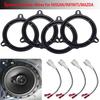 6.5"/6.75" Speaker Adapter Spacers Ring Bracket Mounting W/ Harness For NISSAN