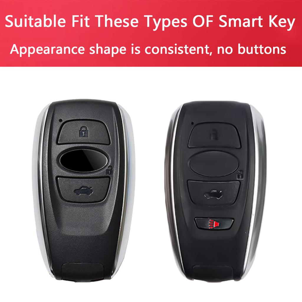 Transparent Black Tpu Car Smart Key Cover Case For Subaru Impreza Forester Xv Outback Crosstrek Legacy Brz Wrx Crystalclearsmart