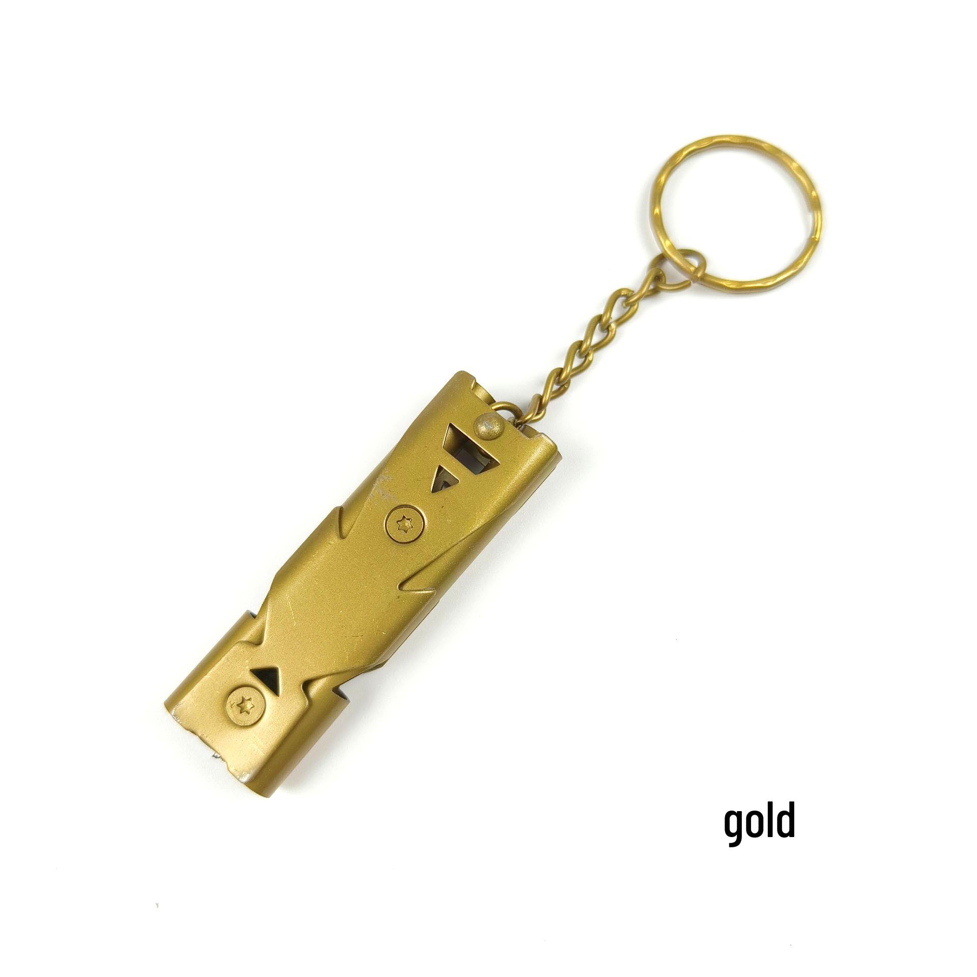 

Double-Tube Stainless Steel Survival Whistle: High-Frequency, Loud, Lifesaving Emergency Whistle for Outdoor Use