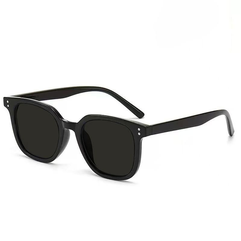 

New Trend Outdoor Finished Myopia Glasses for Men Vintage Retro Square Frame Sunglasses Outdoor Anti-UV Minus Diopter Glasses 0 чёрный