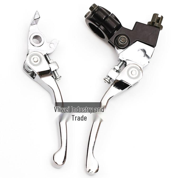 ATV & Off-Road Stunt-Style Anti-Fold Handlebar Brake & Clutch Lever with Horn