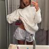 2025 Sexy Solid Color Ribbed Knit Sweater for Cross-Border E-commerce: Long, Stylish, Ideal for Europe and America