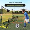 Portable Football Rebound Net with Adjustable High-Low Return for Shooting and Passing Practice