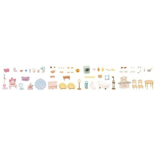 Sylvanian Families Furniture Large House Red Roof Deluxe Set SE-213 ST Mark Certified Ages 3 Up Toy Dollhouse EPOCH