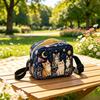 Quilted Crossbody Bag for Women, Adjustable Strap Casual Handbag, Lightweight Portable Travel Purse, Single Shoulder Bag with Zipper