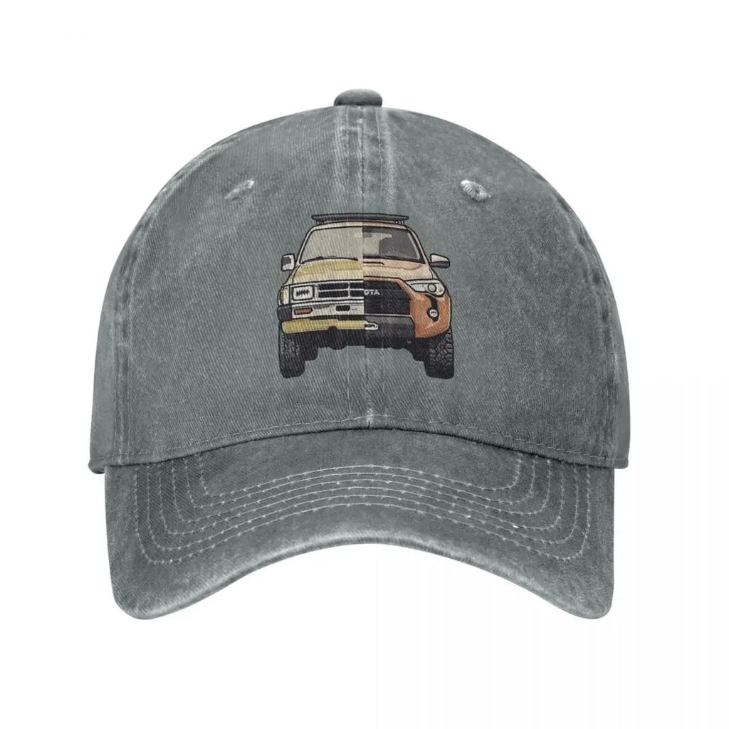 Classic Off Road 4Runner Land Cruiser Baseball Cap Unisex Style Cotton Washed Off-road Car Trucker Hat Adjustable