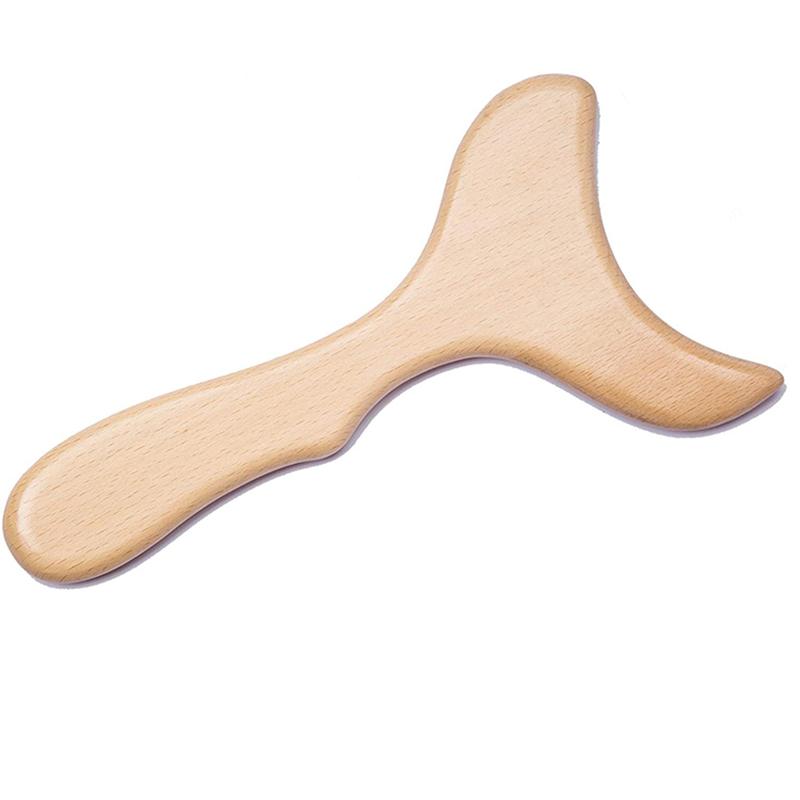 

Новая доска для соскабливания из бука, деревянный массажный инструмент гуаша для спины, шеи, тела, меридианов, косметическая доска для дреджа, карбонизированная акупунктурная доска