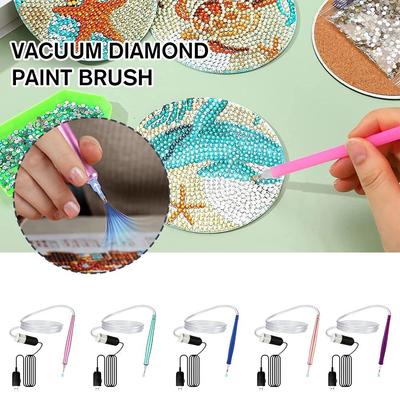 DIY Pen Cross Stitch Accessories Drill Art Pen Applicator Accessories Portable Bead Suction S2Q9
