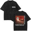 Tame Impala Deadbeat Grafik T-Shirt Vintage gewaschen Psychedelic Rock Unisex Lässiges Baumwoll-T-Shirt Herren Übergröße Kurzarm