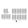 Plant Protector Cage Cage, Wire Mesh Panels with Stakes And Zip Ties, Metal Anti-Digging Poultry Guard for Protecting Vegetables Flowers Saplings from