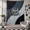 Newcastle United Fußball Wandteppich Heimdekoration Wandbehang Tuch für Schlafzimmer Wohnzimmer Hintergrund