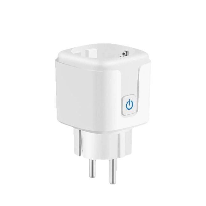 Tuya Smart WiFi European Plug 16A/20A with Power Metering, Alexa and Remote Control Compatibility