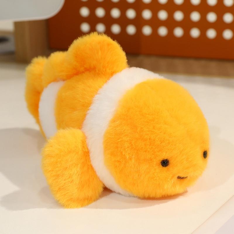 16Cm Ocean Animal Plush Toy Stuffed Cute Octopus Starfish Clown Fish Sea Horse Whale Home Decor Gift