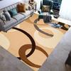 Stylish Geometric lines Washable Modern 3D Printing Carpet Mat for Living Room Bedroom Toilets Home Decoration Rugs